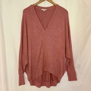 Anthropologie Eri + Ali Blush Sweater